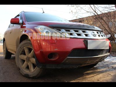 Защита радиатора Nissan Murano Z50 2002-2008 black