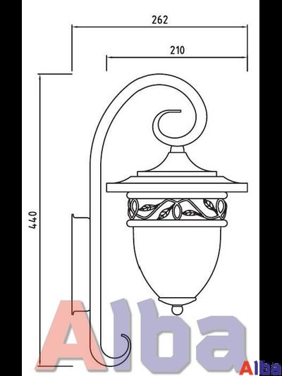 Krakow 87201/18 Парковый светильник