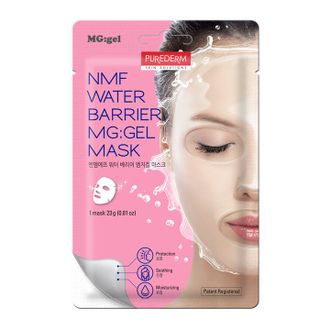 Гидрирующая гидрогелевая маска для лица Purederm NMF Water Barrier