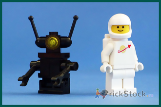 # 5002812 Астронавт и Робот / Classic Spaceman Minifigure (2014)