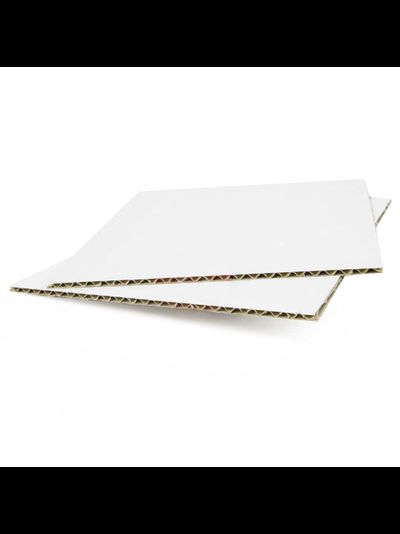 Гофрокартон Т22В, 830*430, белый