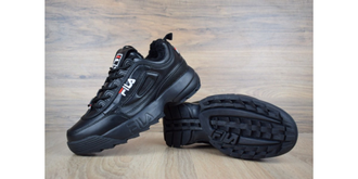 Кроссовки FILA DISRUPTOR 2 All черные зимние