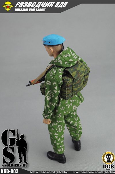 Разведчик ВДВ - коллекционная фигурка 1/6 KGB-003 Russian VDV Scout - KGB Hobby