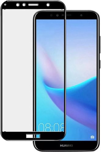 Защитное стекло Perfeo 9D для Huawei Honor 7A/ Y6 2018 (черная рамка)