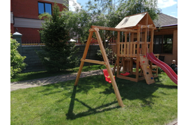 Детская площадка Сибирика с 2-мя горками (Самсон)