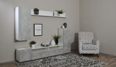 Гостиная Нео, белый жемчуг, ателье светлый