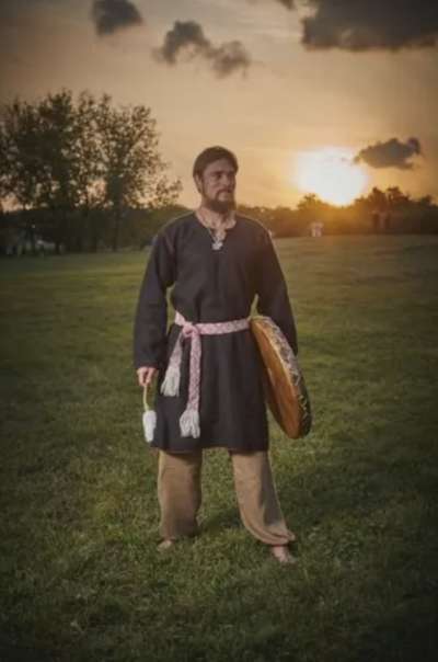 Рубаха славянская крой 9-го века "Княжеская"