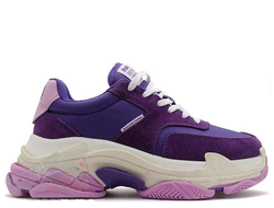 Кроссовки Balenciaga Triple S фиолетовые