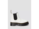 Dr Martens 2976 Smooth Leather Platform Chelsea White