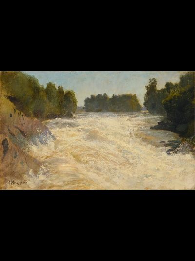 Картина обогреватель, репродукция Арсения Мещерского Бешеный быстрому