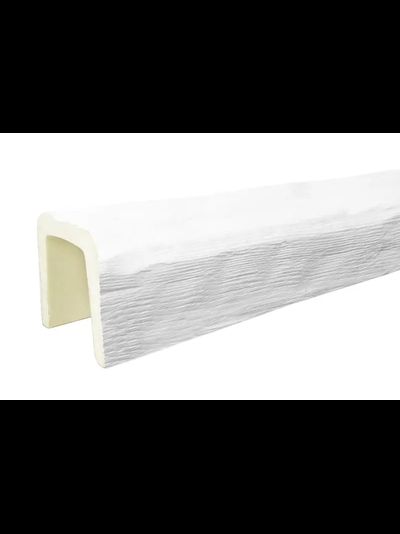 Декоративная балка из полиуретана Country Decor (UNIX) рубленая Б4 (230х205) белый