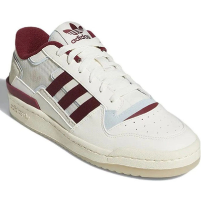 Adidas Forum Low White Burgundy Exhibit