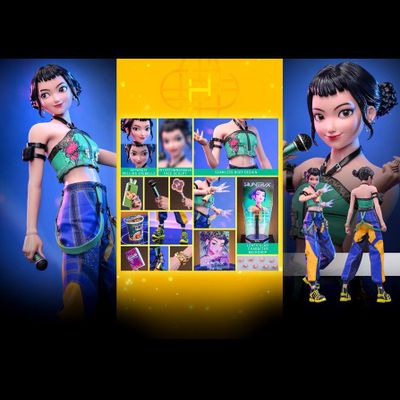 ПРЕДЗАКАЗ - Зои ("Кейпоп-охотницы на демонов") - Коллекционная ФИГУРКА 1/6 Zoey KPop Demon Hunters (TMS178) - Hot Toys ?ЦЕНА: 30900 РУБ.?