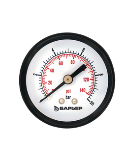 Манометр БАРЬЕР аксиальный 0-10 бар