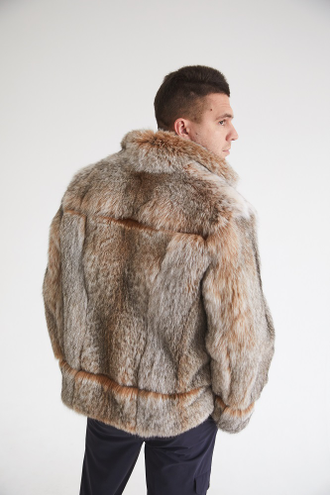 Куртка мужская из меха рыси "Lynx Casual", размер 48 - 52