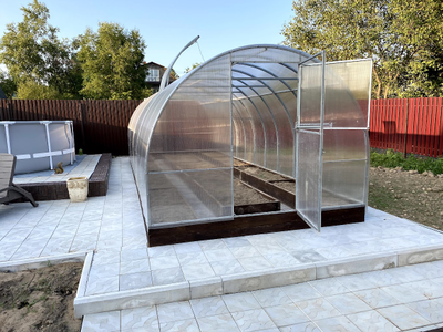 Фундамент из доски 40*150*4000 АНТИСЕПТИК  (цвет - палисандр)