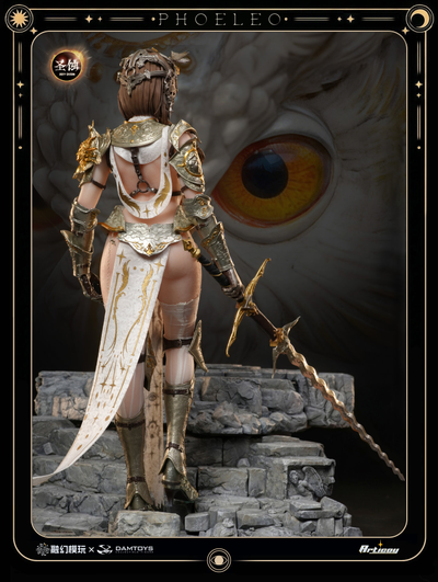 ПРЕДЗАКАЗ - Воительница в стиле фэнтази - Коллекционная фигурка 1/6 Deity Erosion Series White Owl Phoeleo Zinc Alloy Sculpted Hair ver (FSDE-01A) - Fusion Fantasy x DAMTOYS ?ЦЕНА: 31500 РУБ.?