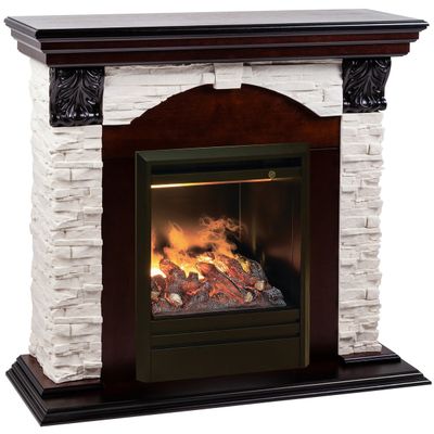 Электрокамин Dublin Lux AO с очагом 3D Olympic