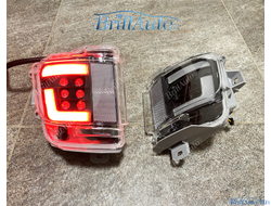 Противотуманки Toyota Land Cruiser 200 16-21 дымчатые серые (2 режима)