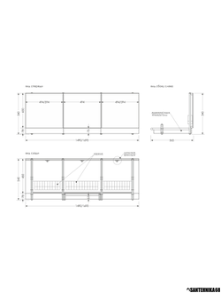 Водостойкий экран под ванну с выдвижным ящиком Метакам 1490*540-580 1690*560-600 белый