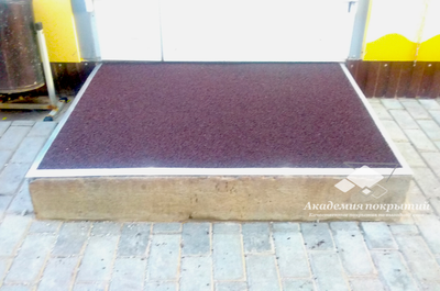 Комплект для укладки покрытия из резиновой крошки "Резиновый пол" 1м2, толщ 10мм