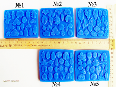 "Мини листики" силиконовый молд (вайнер)