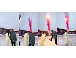 Пример гендерного салюта