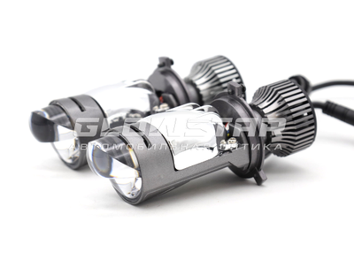 Мини-линзы H4 MINI M01K, 55W, 12V (комплект, 2шт)