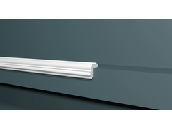 Угловой плинтус (уголок) Decor Dizain DD06, ударопрочный, влагостойкий, под покраску, 2 метра