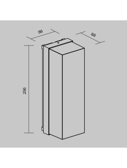 Настенный светильник (бра) Conf, O450WL-01GF