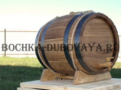 Дубовая бочка колотый дуб 15 литров для виски