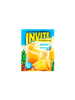 Растворимый напиток Invite Ананас 9гр