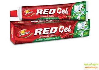 Аюрведическая зубная паста &quot;РЕД ГЕЛЬ&quot;, 25 г, производитель Дабур; Red Gel Ayurvedic Toothpaste, 25 g, Dabur
