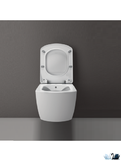 Унитаз-биде Creavit Elegant Rim-Off EG321.00000 подвесной, безободковый квадратная форма