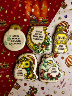 Пряник новогодний с логотипом