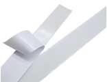 Лента контакт 25 мм Клеевая Крючок белый 100PL