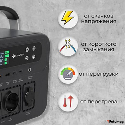 Портативная зарядная станция Novoo Portable Power Station 666Wh NEP700S