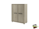 Шкаф двухсекционный с гардеробом Z-32-02 1232*500*1538 (Ш*Г*В)