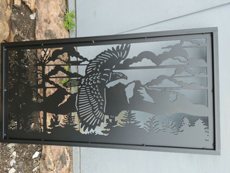 панель из металла