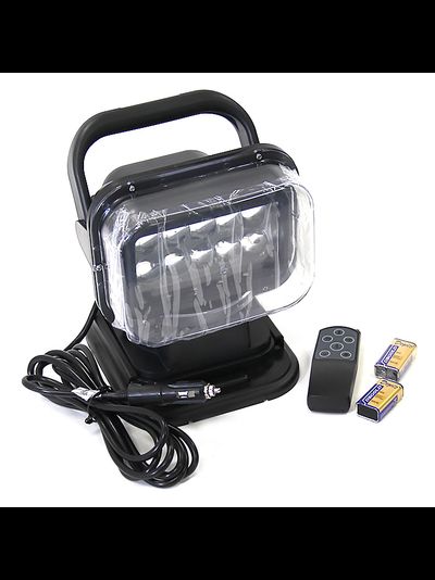 Прожектор стационарный светодиодный с ДУ NEKEKE 12В, черный