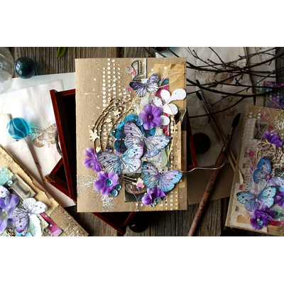 ФП штамп &quot;Бабочка-капустница средняя&quot; 2