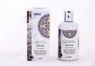 Шампунь Одж Девика, Для утяжеления, выпрямления волос, против секущихся кончиков,  Swasthya Products  -  200 г. (Индия)