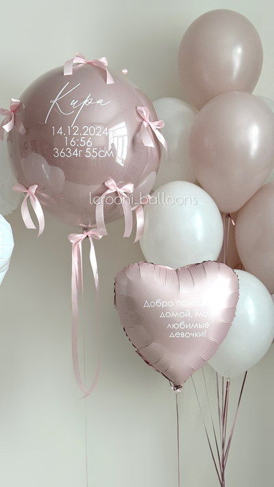 Комплект на выписку девочки №54