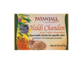 Мыло Куркума-Сандал Haldi-Chandal Kanti Patanjali, 75 гр