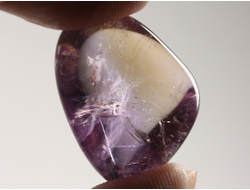 Аметрин, галтовка, Боливия (25*19*13 мм, 8 г) №38340