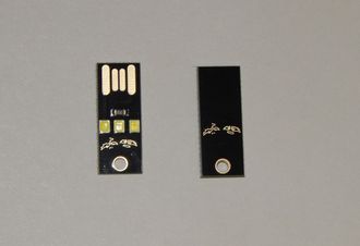 Светодиодная USB лампа - брелок, 3 LED (2 шт.)