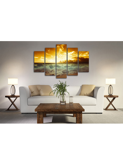 Модульная картина "Красное море"