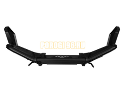 Передний силовой бампер серии Трофи на Nissan Navara III (D40 STX) 2010-2015 (02.048.03)