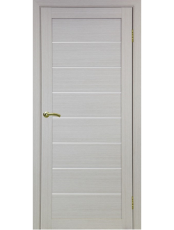 OPTIMA PORTE/ TURIN 508 ЯСЕНЬ СЕРЕБРИСТЫЙ/ ПОЛОТНО ОСТЕКЛЕННОЕ