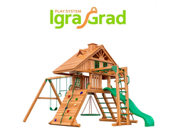 Уличные деревянные детские комплексы IgraGrad